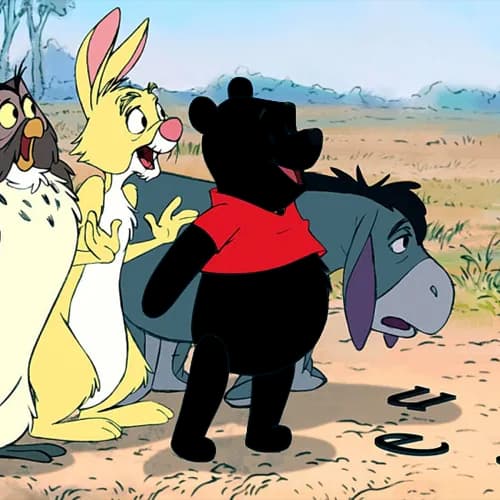Toon Tone color challenge showing Winnie the Pooh's Body Fur from The New Adventures of Winnie the Pooh (1988)