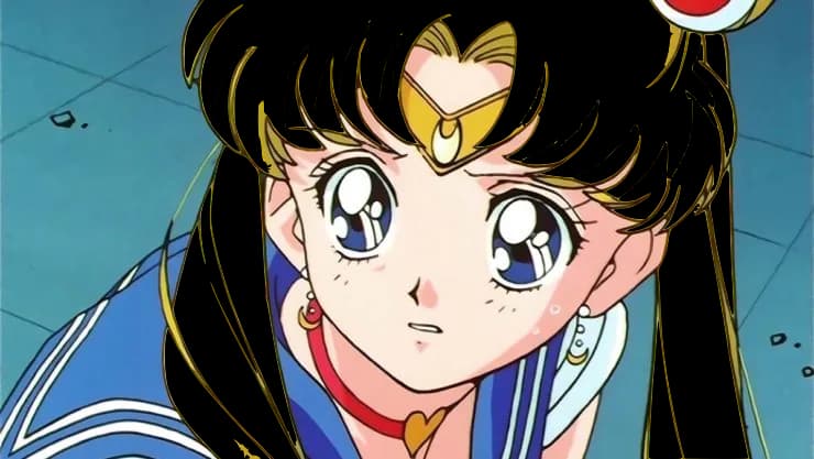 Цветовой раунд Toon Tone: Sailor Moon, область Hair, источник Sailor Moon (1992)