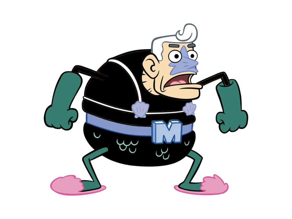 Toon Tone color challenge showing Mermaid Man's Shirt from SpongeBob SquarePants (1999)